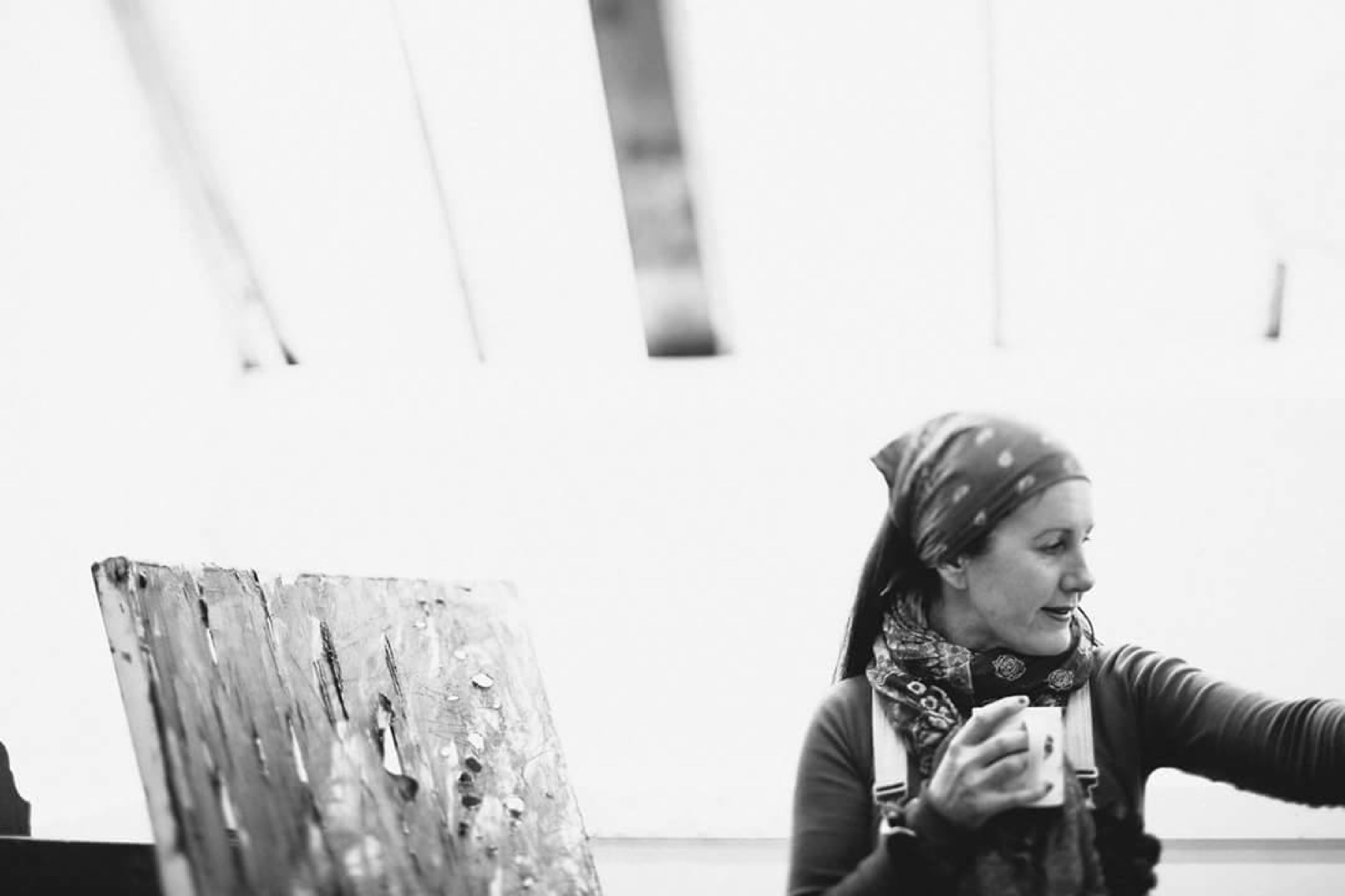 Dionne Williams in her studio
